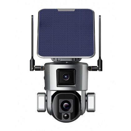 Crony S5 4G-4K-8MP-10X Solar Dual Linkage Battery PTZ Camera 8MP Wireless CCTV Camera Outdoor IP66 Waterproof Solar Dual Camera