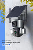 Crony S5 4G-4K-8MP-10X Solar Dual Linkage Battery PTZ Camera 8MP Wireless CCTV Camera Outdoor IP66 Waterproof Solar Dual Camera