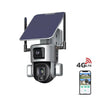 Crony S5 4G-4K-8MP-10X Solar Dual Linkage Battery PTZ Camera 8MP Wireless CCTV Camera Outdoor IP66 Waterproof Solar Dual Camera