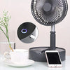 Crony Telescopic speaker fan with Wireless Speaker and Aroma Fragrance Diffuser Portable | Black