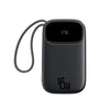 بنك طاقة بيوس إينرفيل FC31 Qpow مع عرض رقمي 3 مع كابلات USB-C و iP 20000 مللي أمبير ساعة 45 واط - أسود كونيكسيك