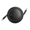 كابل سحب حر Mini من Baseus Free2Pull USB-C إلى USB-C بقوة 100W وطول 1.5 متر - أسود Cluster