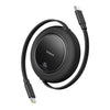 كابل سحب حر Mini من Baseus Free2Pull USB-C إلى USB-C بقوة 100W وطول 1.5 متر - أسود Cluster