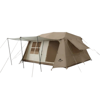 Naturehike Village 13 tent for 5-8 man (with hall pole) - Brown
