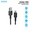 Anker 322 USB-A to USB-C Cable Braided (0.9m/3ft)