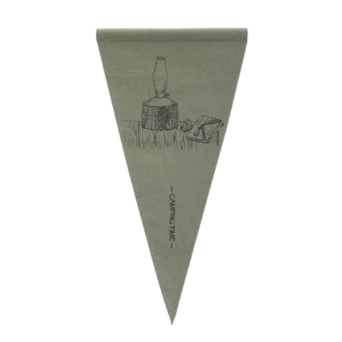 Naturehike Canvas hanging flag Triangle Hanging Flag - Army Green
