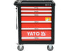 Yato 6 Drawers Roller Cabinet With 185 Pcs Tools