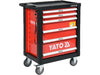 Yato 6 Drawers Roller Cabinet With 185 Pcs Tools