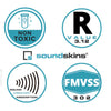 SOUNDSKINS GLOBAL | PRO PLUS 3 LAYERED 0.18″ THICK SHEET BUTYL, FOIL & ACOUSTIC FOAM