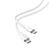 Voltme Powerlink Moss Liquid Silicon Cable Type C to Type C 5A / 1M (100W) Emarker White