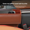 Brave Premium Car Seat Gap Organizers Storage Box-Brown