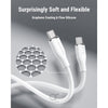 Voltme Powerlink Moss Liquid Silicon Cable Type C to Type C 5A / 1M (100W) Emarker White