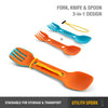 Spork 2 Pack With Tether