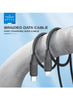 Brave Braided Data Cable Usb C to Lightning -1m