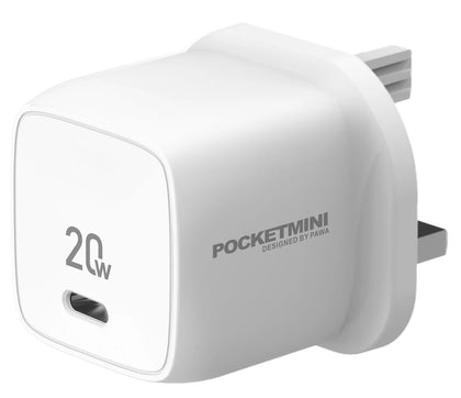 PAWA Pocketmini PD20W Adapter with Type-C Port
