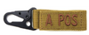 Blood Type Keychain Khaki