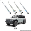 BILSTEIN | 0.7-2.5″ FRONT & 0-2.0″ REAR 5100 SHOCKS KIT | BRONCO 4DR 4WD 2021+