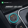 Amazingthing Flexi Power Pro – 43W Dual Port USB-C & USB Car Adapter – Black
