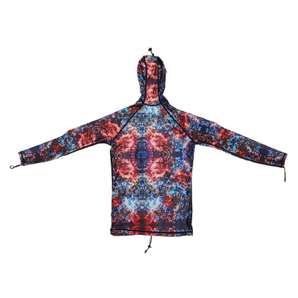 Camouflage Freediver shirt with head cover