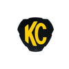 KC LIGHTS | FLEX ERA 3 LIGHT COVER | BLACK W/ YELLOW KC LOGO EA