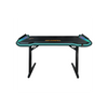 Dragon War GT-006 Gaming Desk (RGB Version), Z Shaped Leg (Black), Black Melamine Board / Carbon Fiber Board