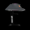 Dragon War GT-010 RGB Gaming Desk (RGB VERSION), I Shaped Leg (Black) BLACK Melamine Board / Carbon Fiber Board