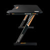 Dragon War GT-101 RGB Gaming Desk (RGB Version), Z Shaped Leg (Black) Black Melamine Board