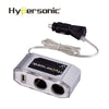 Hypersonic Usb & 2 Port Charger Socket Silver