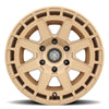 BRONCO (17×8.50) 4x COMPASS SATIN BRASS 6×5.5″ (0 OFFSET)