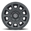 BRONCO (17×8.50) 4x THRUST SATIN BLACK 6×5.5″ (0 OFFSET)