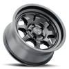 SILVERADO/SUBURBAN/SIERRA 1500 (17×8.5) 4x NUEVO SATIN BLACK 6×5.5 (0 OFFSET)
