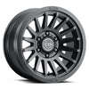 3617857345SB – ICON ALLOYS RECON SLX SAT BLK 17 X 8.5/5X5/-6MM / 4.5″ BS