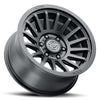 3617857345SB – ICON ALLOYS RECON SLX SAT BLK 17 X 8.5/5X5/-6MM / 4.5″ BS