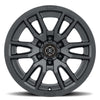 LC300 (17×8.5) 4x VECTOR6 Satin Black 6×5.5 +25 OFFSET