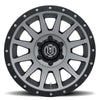 2017858347TT ضغط 6×5.5 بوصة / 17×8.50 تيتانيوم