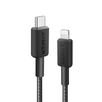 Anker 322 USB-C to Lightning Cable Braided (0.9m/3ft) -Black