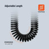 Porodo 3.5MM Lightning AUX Coiled Audio Cable Convenient Tangle-Free Design 1.2m/4f