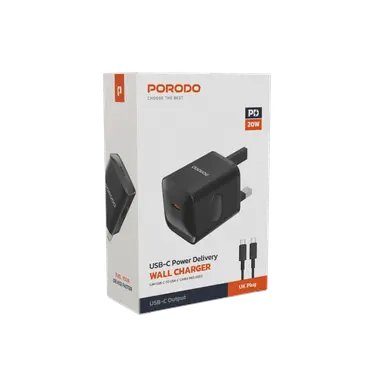 Porodo USB-C Power Delivery  Wall Charger