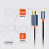 Porodo Woven Cable Lightning to HDMI