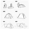 Naturehike Ango 3 person automatic Tent With Snow Skirt