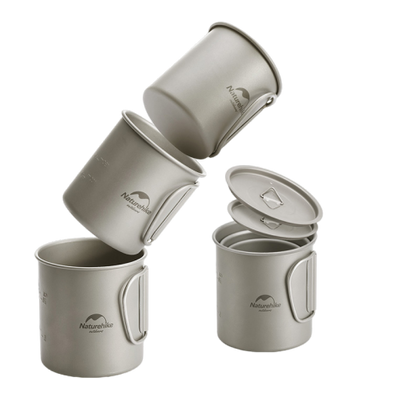 Naturehike 20CJ Titanium cup 450ml - Silver