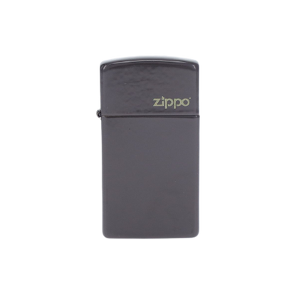 Zippo Brown Logo Slim Lighter