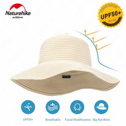 Naturehike - Solid Color Big Brim Sunhat