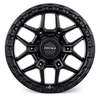 Prado 250 (17X9) AXE MATT BLACK 4x ALLOY WHEELS (6/139) +35