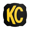 KC LIGHTS | FLEX ERA 4 LIGHT COVER | BLACK W/ YELLOW KC LOGO EA