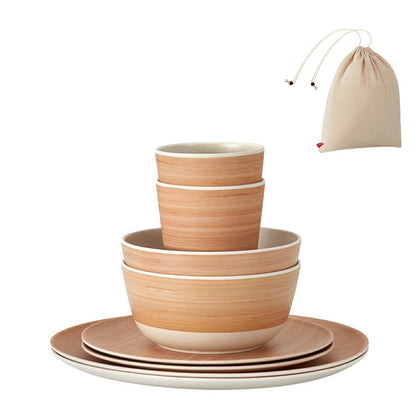 King Camp - Bamboo Dinnerware Set