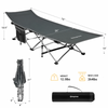 KingCamp Oversized Heavy Duty Camping Cot - Black/Grey