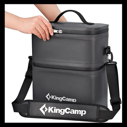 KingCamp -  Portable 16 Cans Double Layer Cooler Bag