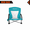 KingCamp Portable Low Sling Chair - Cyan