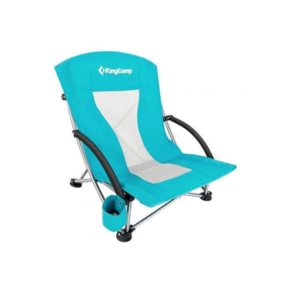 KingCamp Portable Low Sling Chair - Cyan